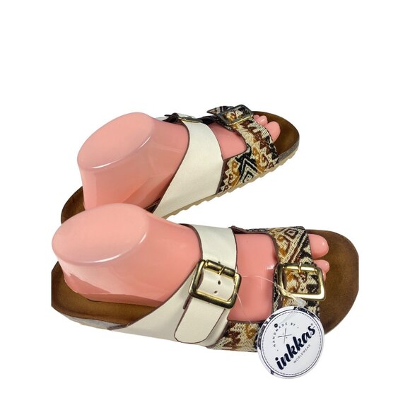 New Inkkas Desert Buckle Sandal Size 10 MSRP$86 Vegan - Picture 10 of 13